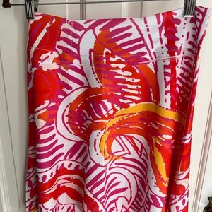 Before and Again nylon printed skirt